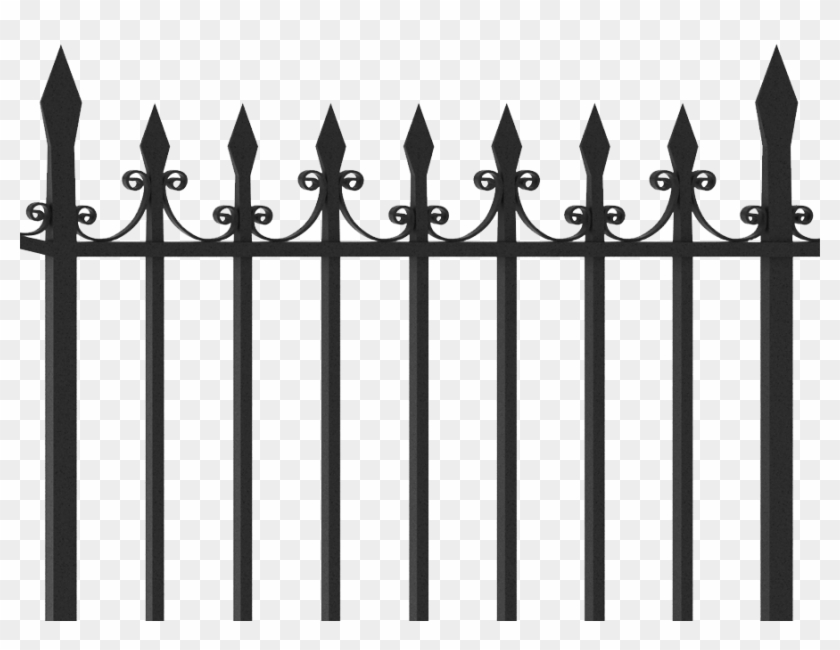 Iron Fence Png Clipart #558472