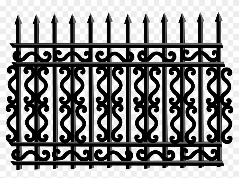 This Free Icons Png Design Of Iron Fence Clipart