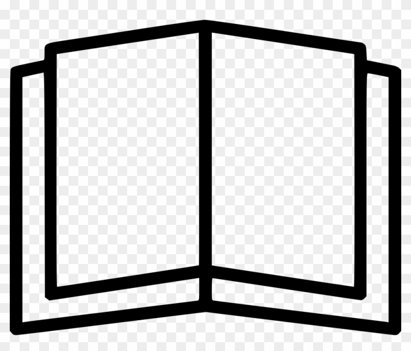 Blank Open Book Comments - Icon Clipart #558733