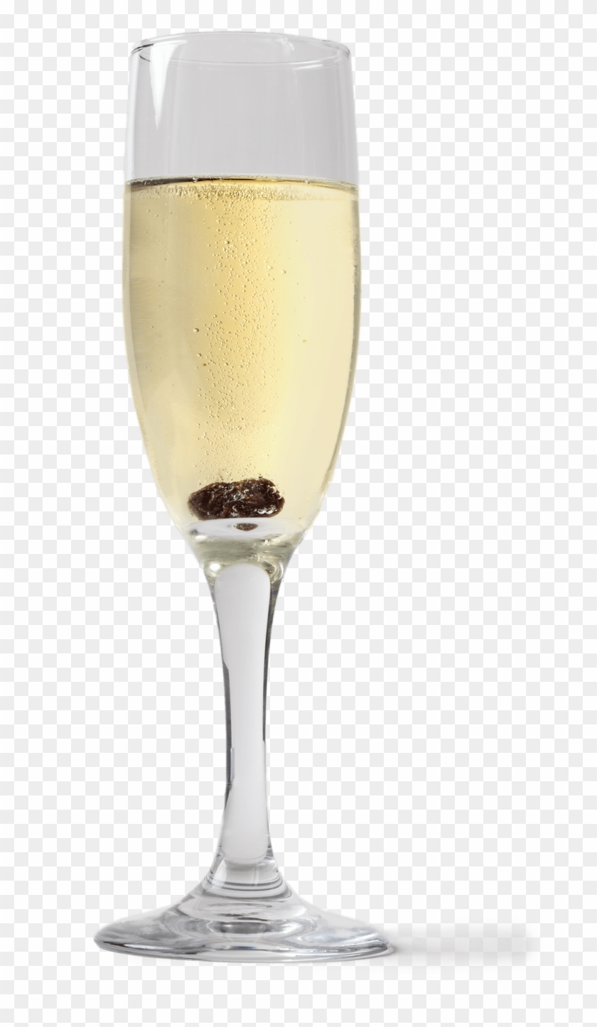 Can A Raisin Revive Flat Champagne - Wine Glass Clipart