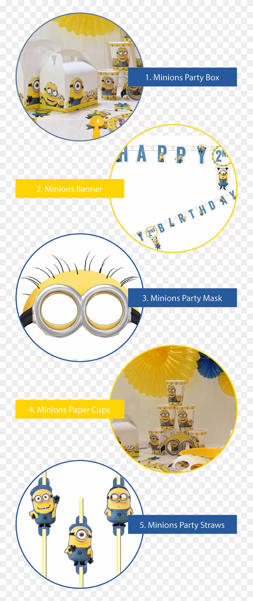 5 Favourite Minions Products - Circle Clipart