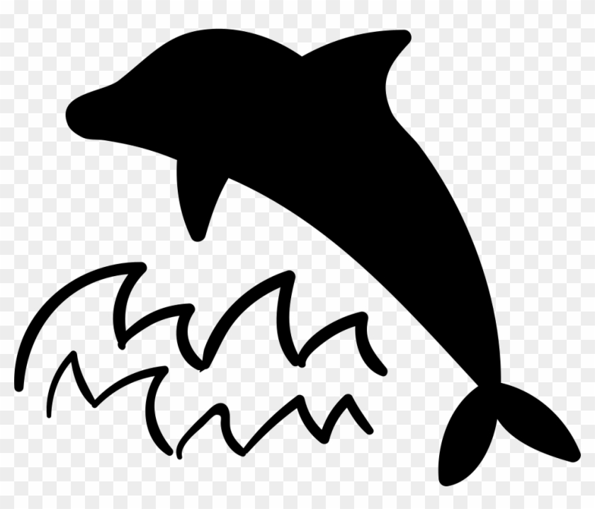 Png File Svg - Dolphin Black Svg Clipart