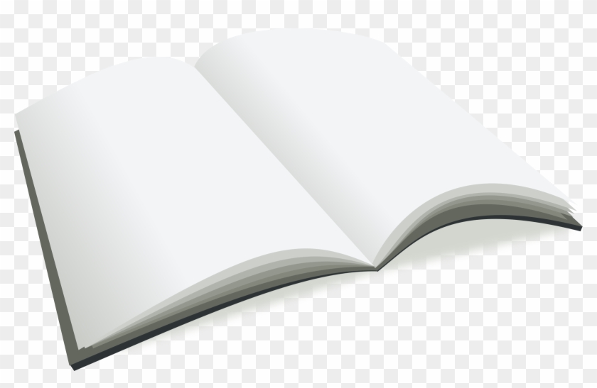 This Free Icons Png Design Of Open Blank Book Clipart #558923