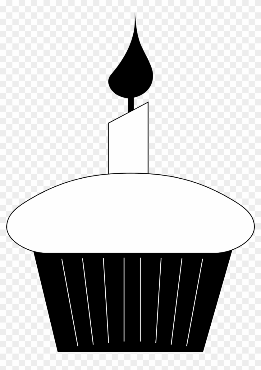 Candle Clipart Black And White - Birthday Candle Clipart Black And White - Png Download #559091