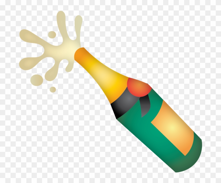 Champagne Clipart Emoji - Png Download