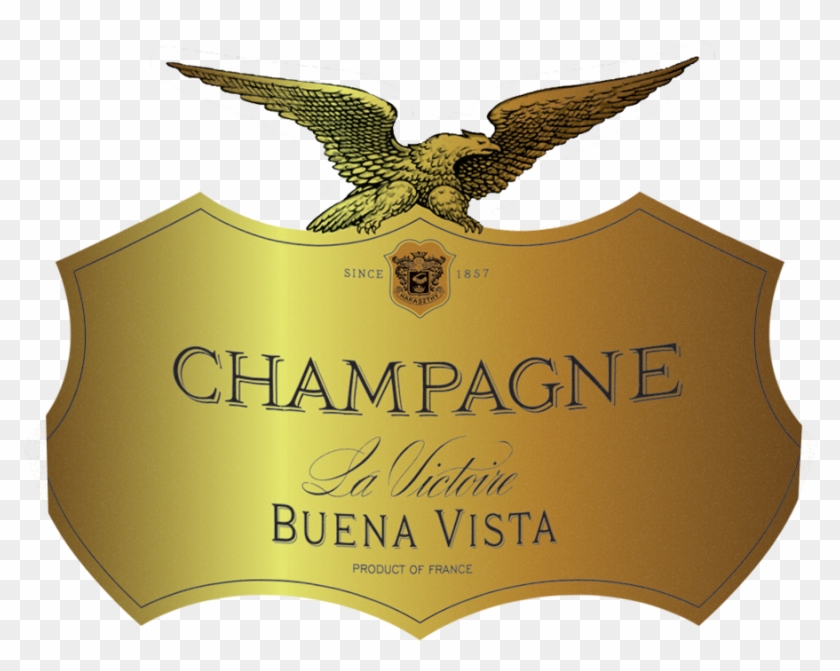 La Victoire Brut Champagne Front Label - Buena Vista La Victoire Brut Champagne Clipart