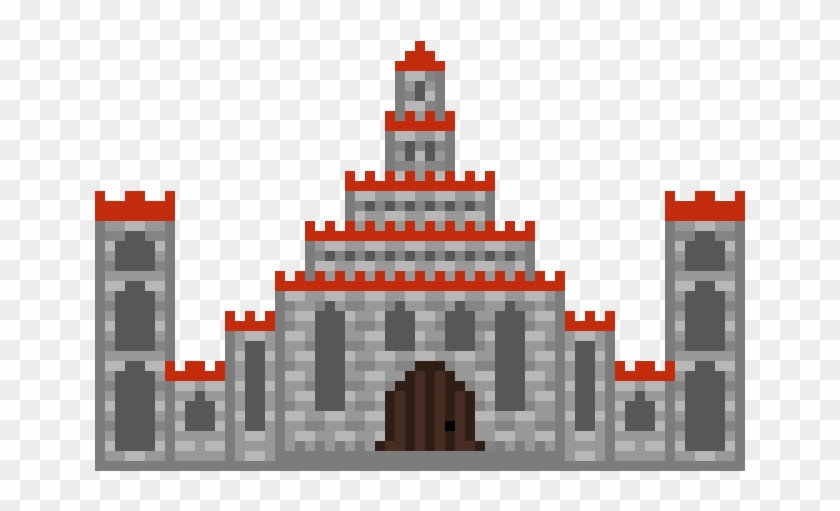 Castle - Castle Pixel Art Png Clipart