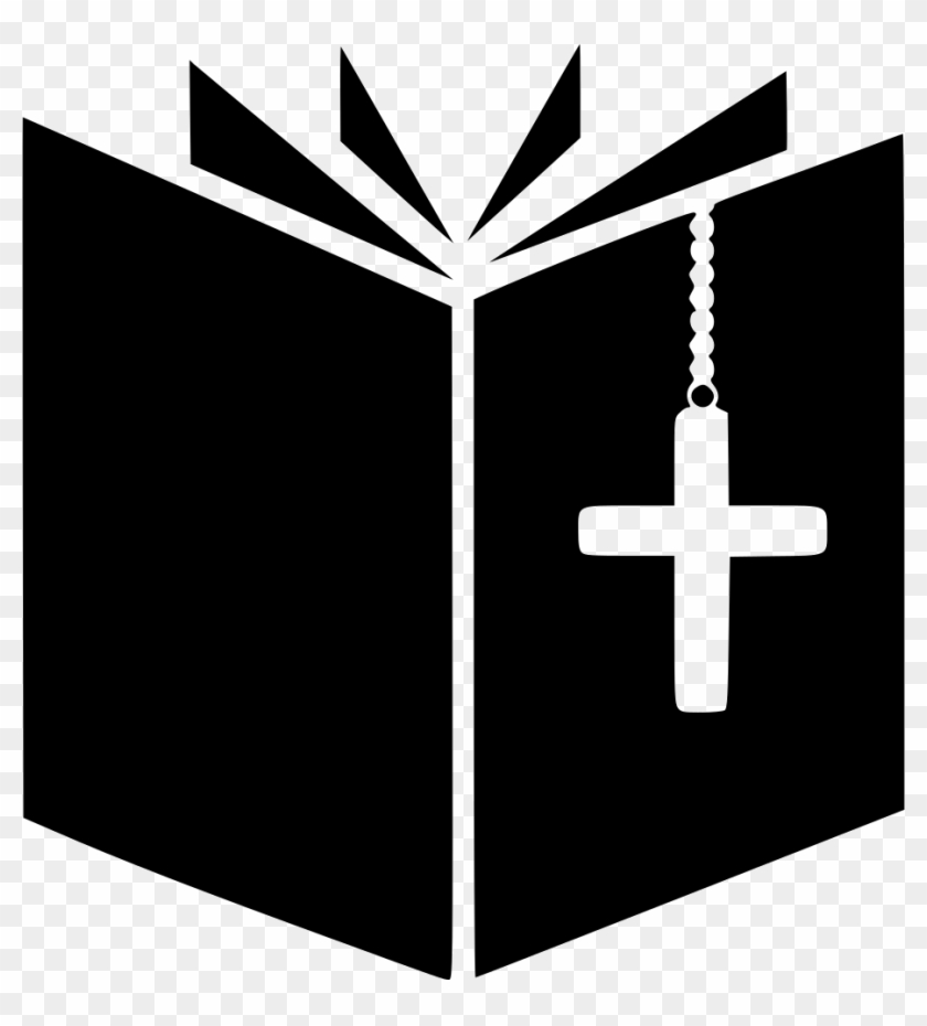 Stand Open Book Pages Comments - Cross Clipart