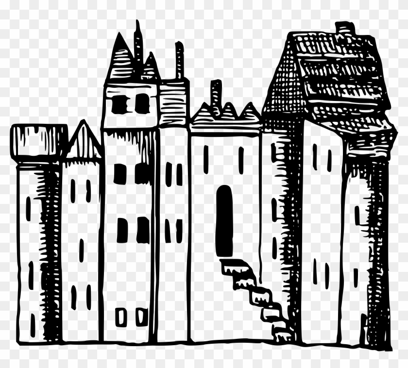 This Free Icons Png Design Of Roughly-drawn Castle Clipart