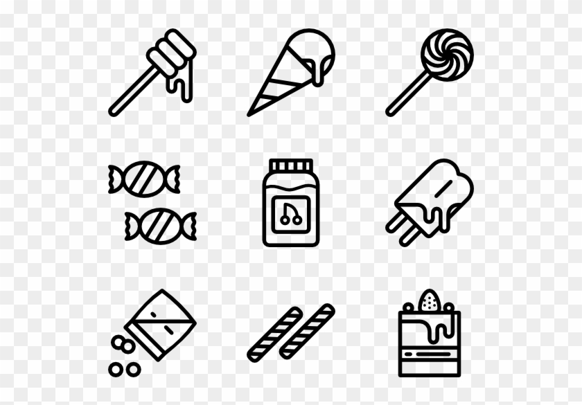 Sweet And Candies - Sugar Icon Clipart #559650
