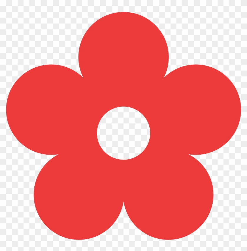 Desenho De Flores Png - Retro Flower Svg Clipart