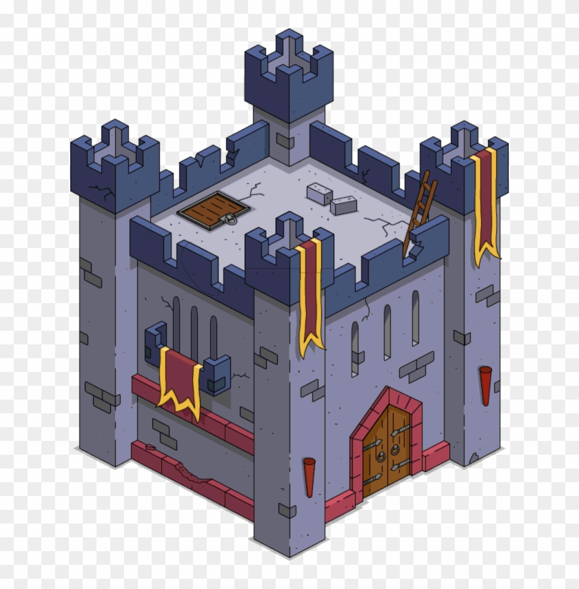 Tapped Out Barbarian Castle - Barbarian The Simpsons Tapped Out Clipart