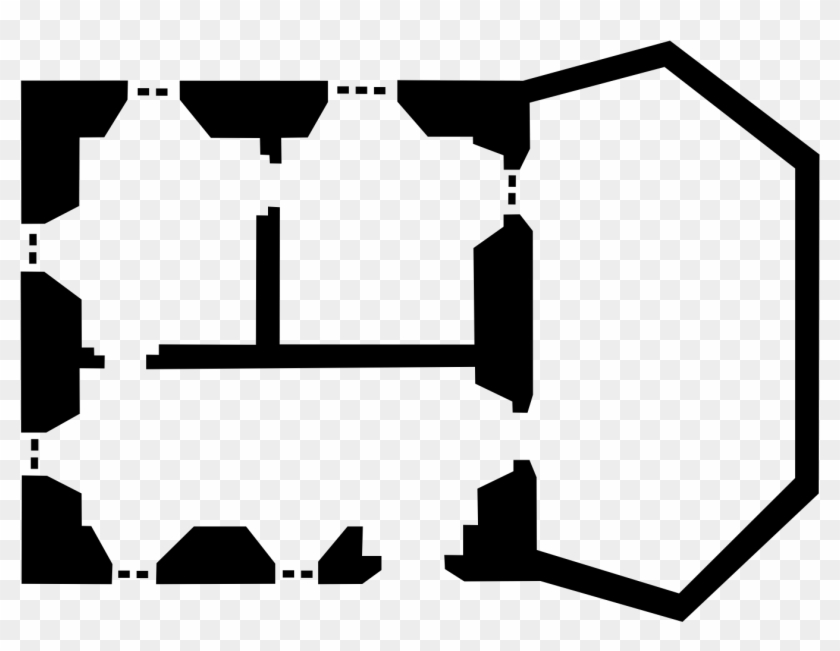 Map Of Brownsea Castle Clipart #559907