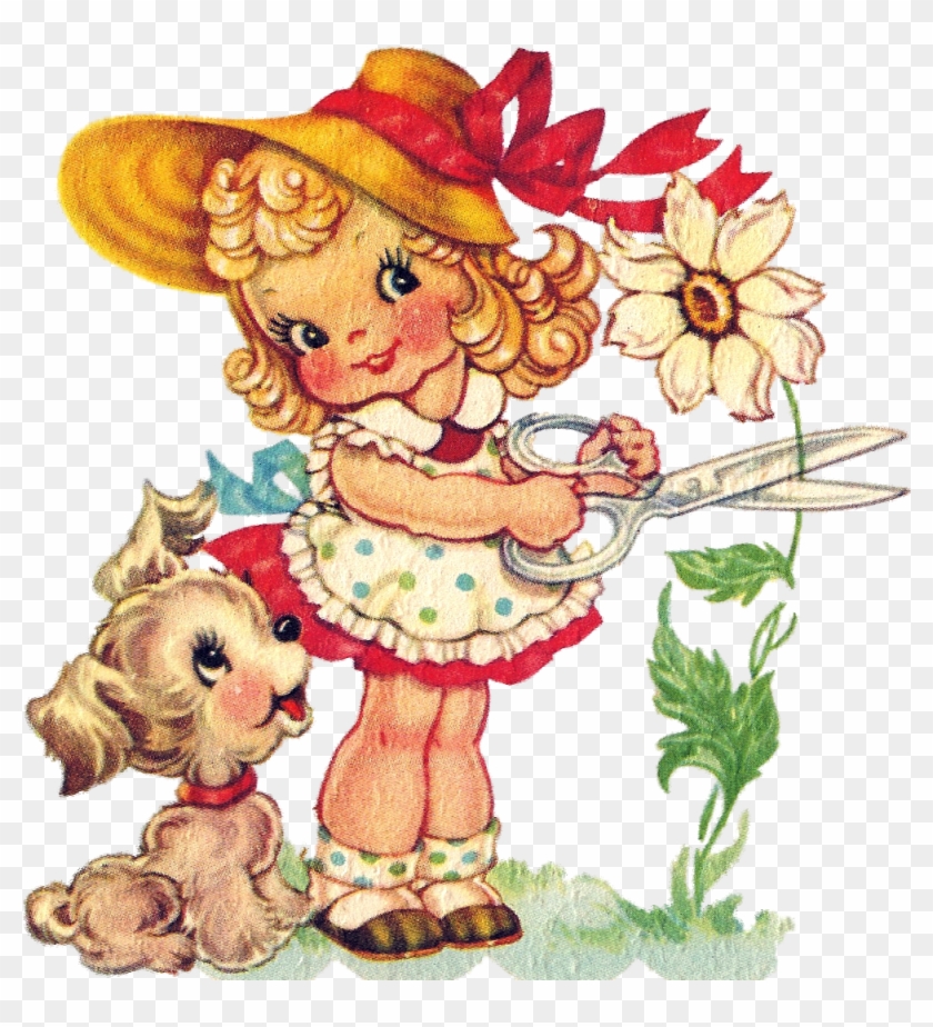 Http Bp Blogspot - Little Girl Vintage Clip Art - Png Download