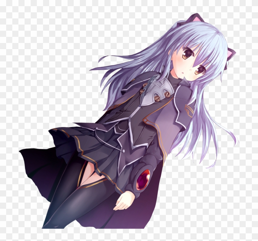Anime Cat Girl - Anime Cat Girl Purple Clipart