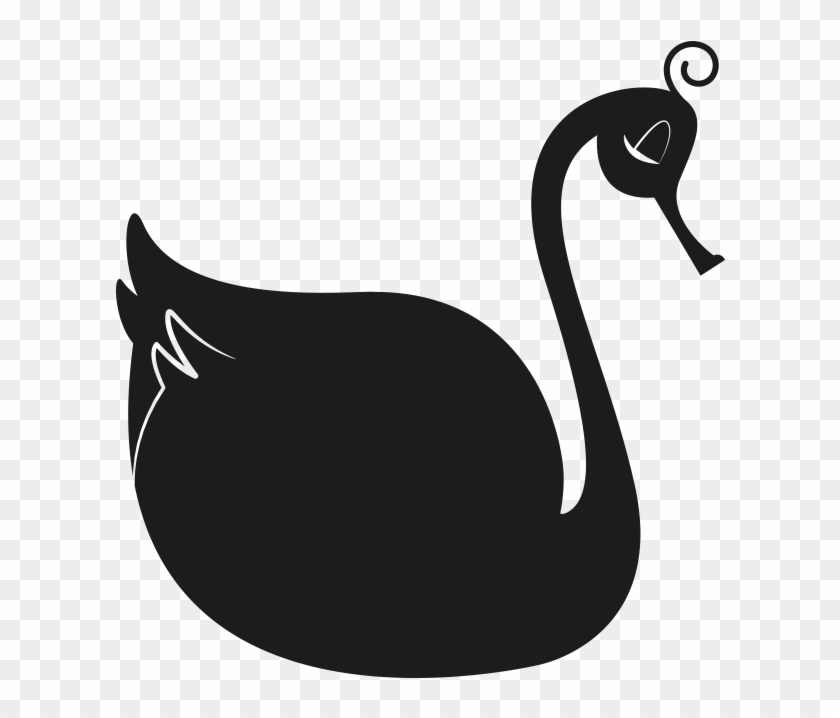 Lavagne Adesive Da Muro Per Camerette, Lavagna Cigno - Swan Clipart