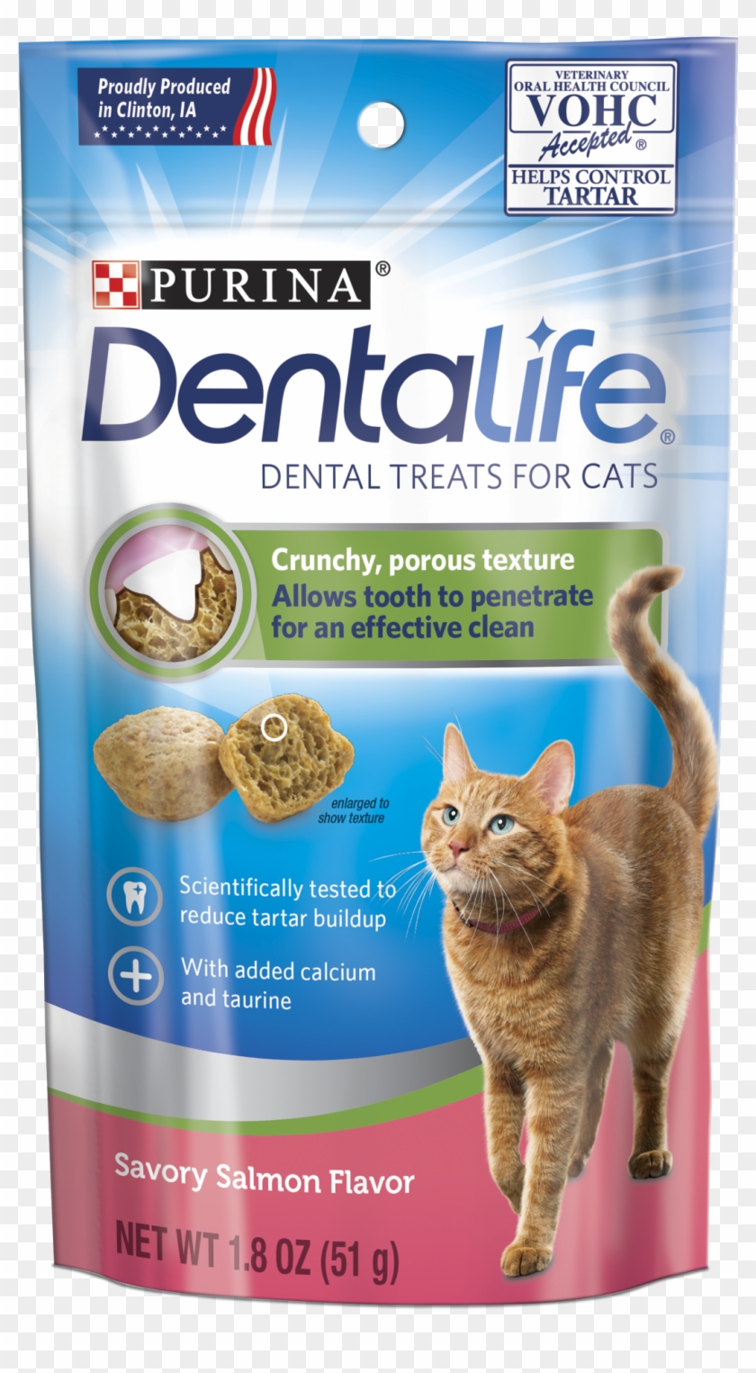 Dentalife Dental Cat Treats Salmon - Dentalife Cat Clipart #5501080