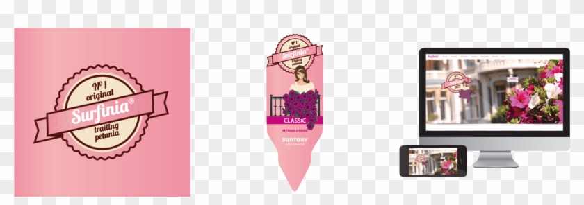 1 Original Trailing Petunia - Illustration Clipart