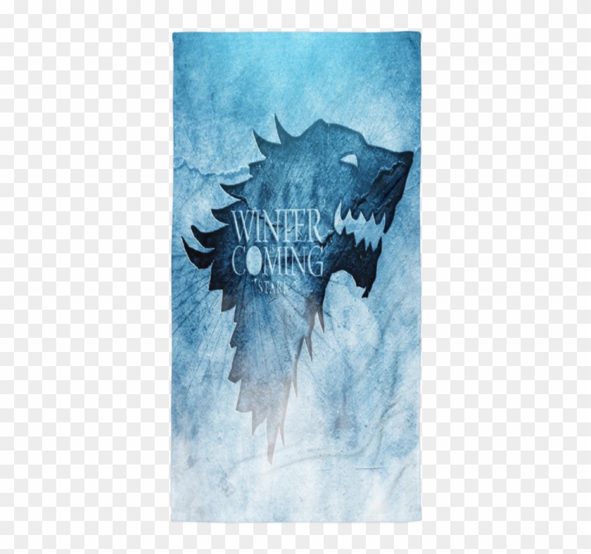 Winter Is Coming Full Printed Towel - Dragon Clipart