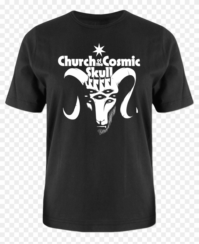 Church Of The Cosmic Skull - Church Of The Cosmic Skull Shirt Clipart #5501636