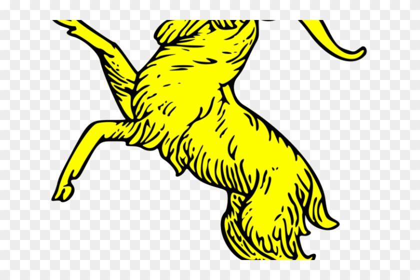 Goat Clipart Jumping - Coat Of Arms Supporters Goat - Png Download
