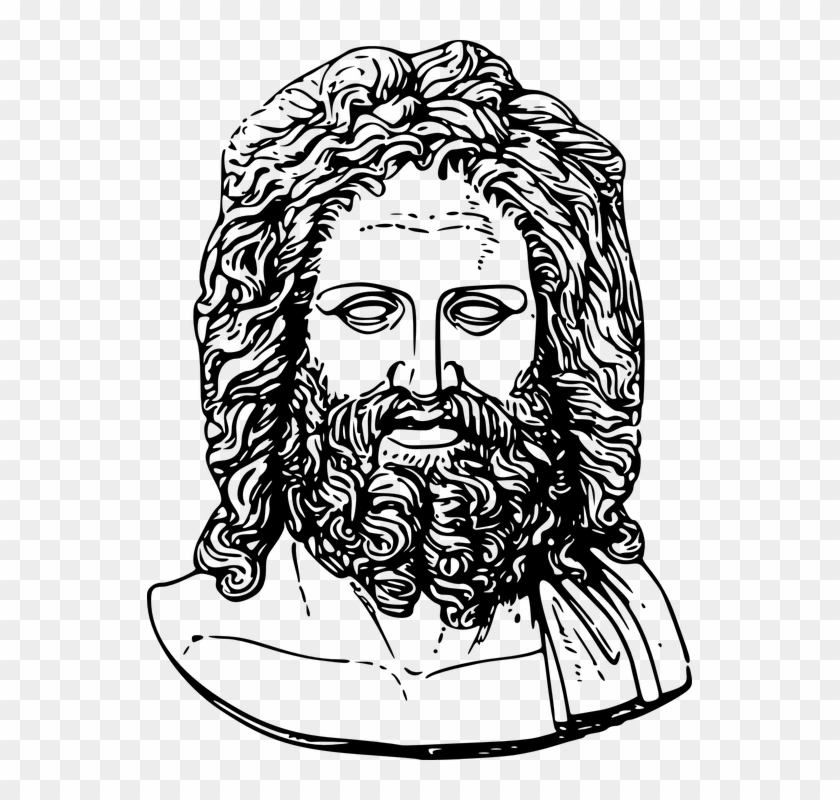 Zeus - Zeus Head Clipart #5501947