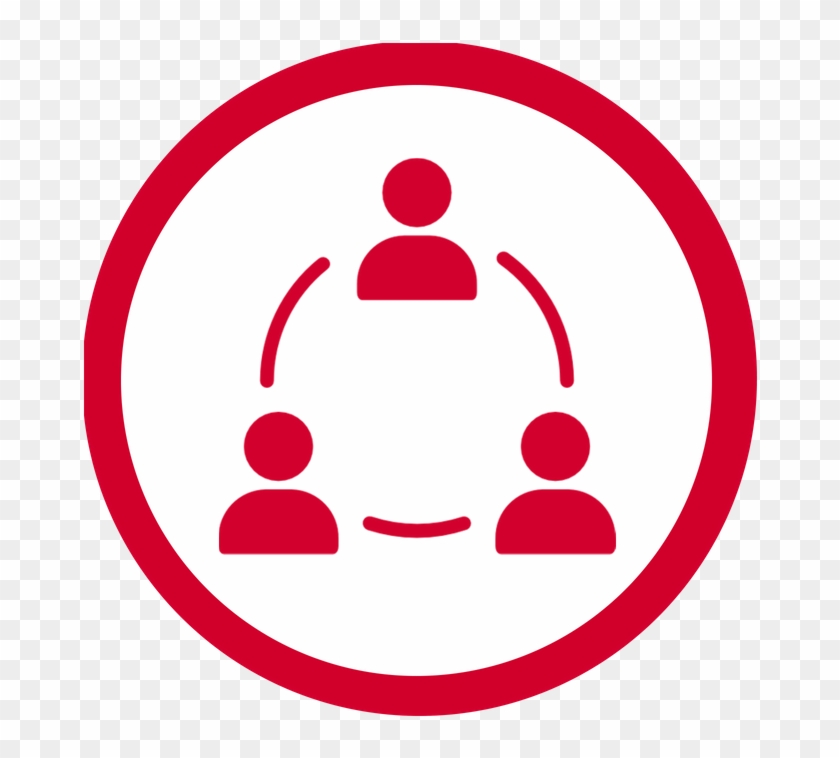 Collaborative Leadership Icon New - Circle Clipart #5502221