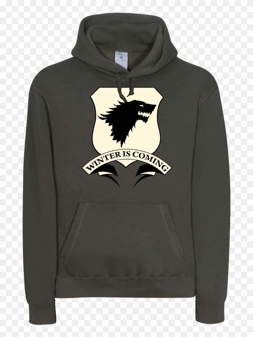 Winter Is Coming Sweatshirt B&c Hooded Clipart