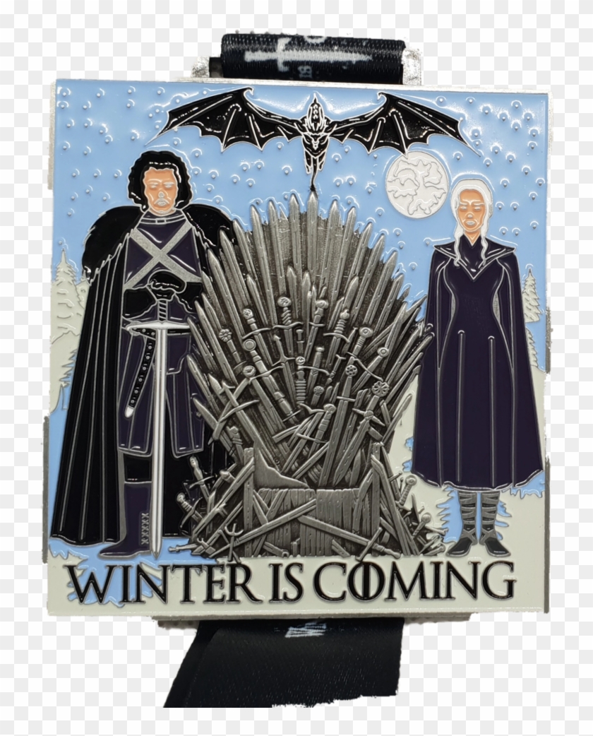 Winter Is Coming Virtual Race, Certificate & Medal - Game Of Thrones Virtual Medal Clipart #5502443