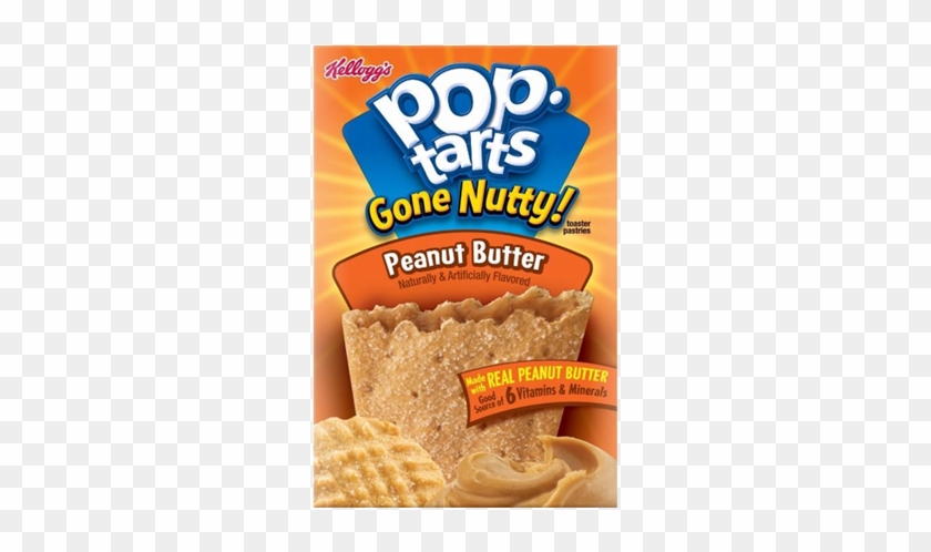 Kelloggs Pop Tarts -'gone Nutty' Peanut Butter 300g - Pop Tarts Clipart #5502743
