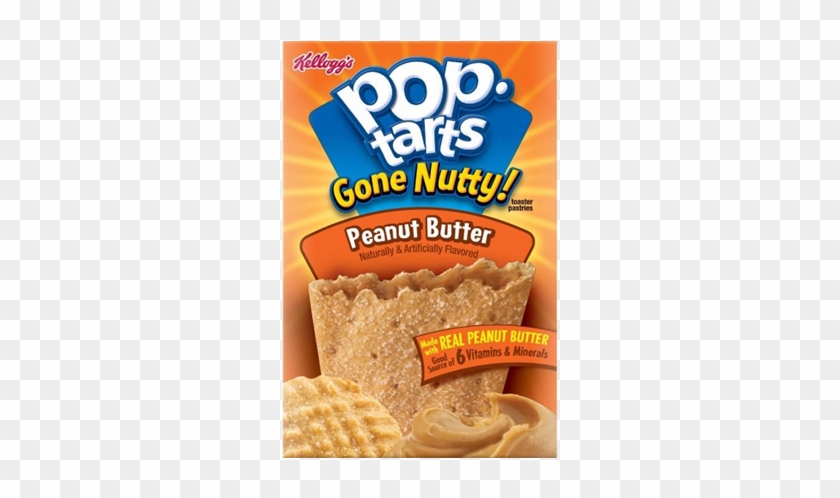 Kelloggs Pop Tarts -'gone Nutty' Peanut Butter 300g - Pop Tarts Clipart