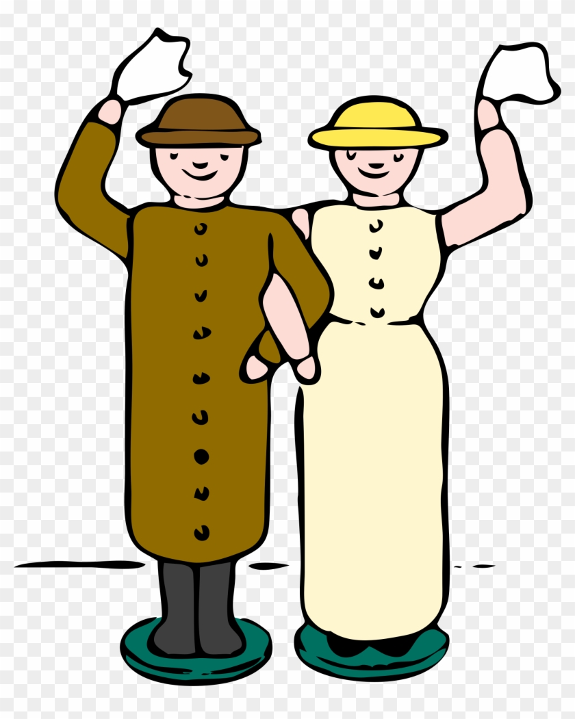 This Free Icons Png Design Of Wooden Dolls - Zum Abschied Winken Comic Clipart