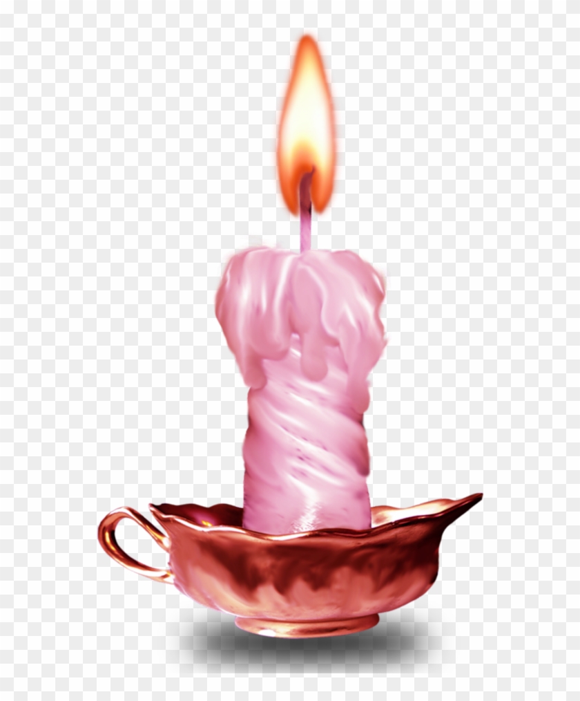 #mq #pink #candle #light #fire - Candle Psp Tube Clipart #5503300
