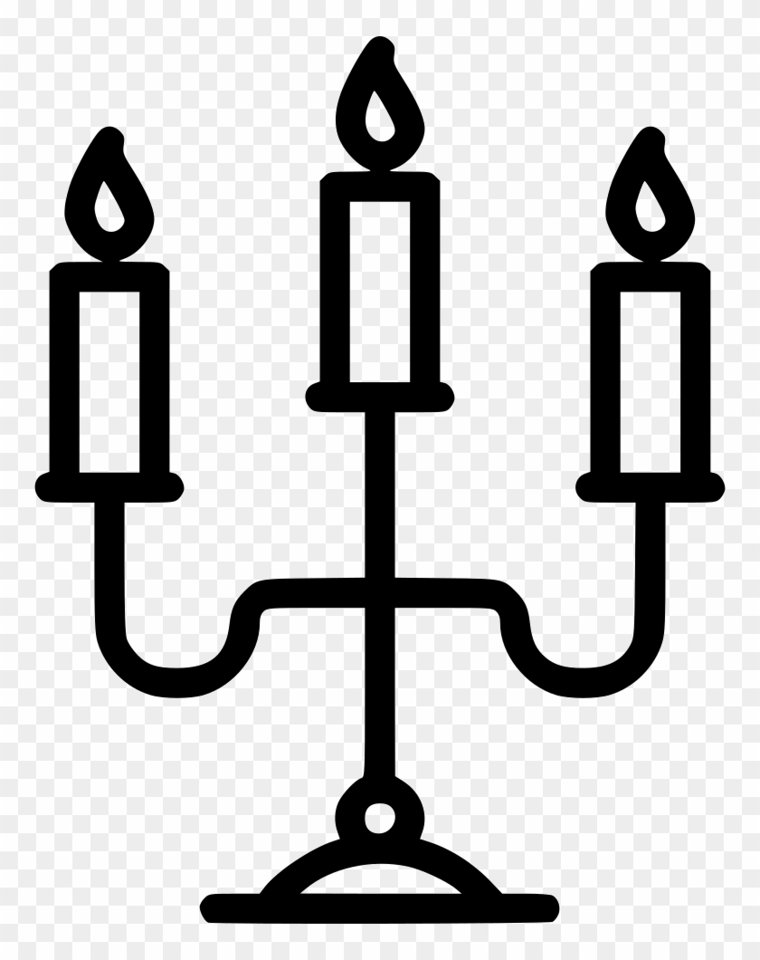 Candle Light Candelabra Christmas Comments Clipart #5503672