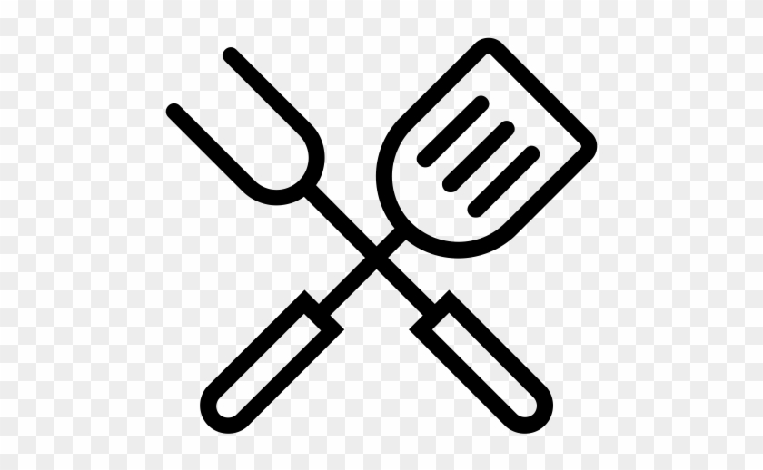 Icon Created By Tomasz Pasternak From Noun Project - Bbq Utensils Icon Clipart