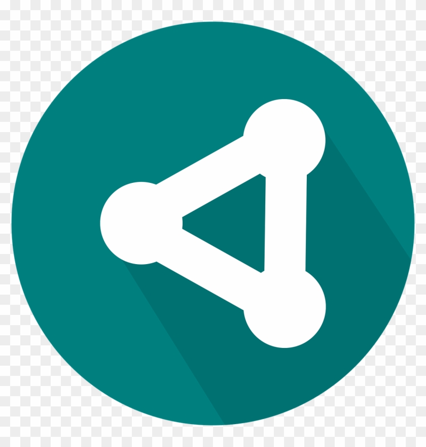 Teal Logo Circle Clipart #5504015