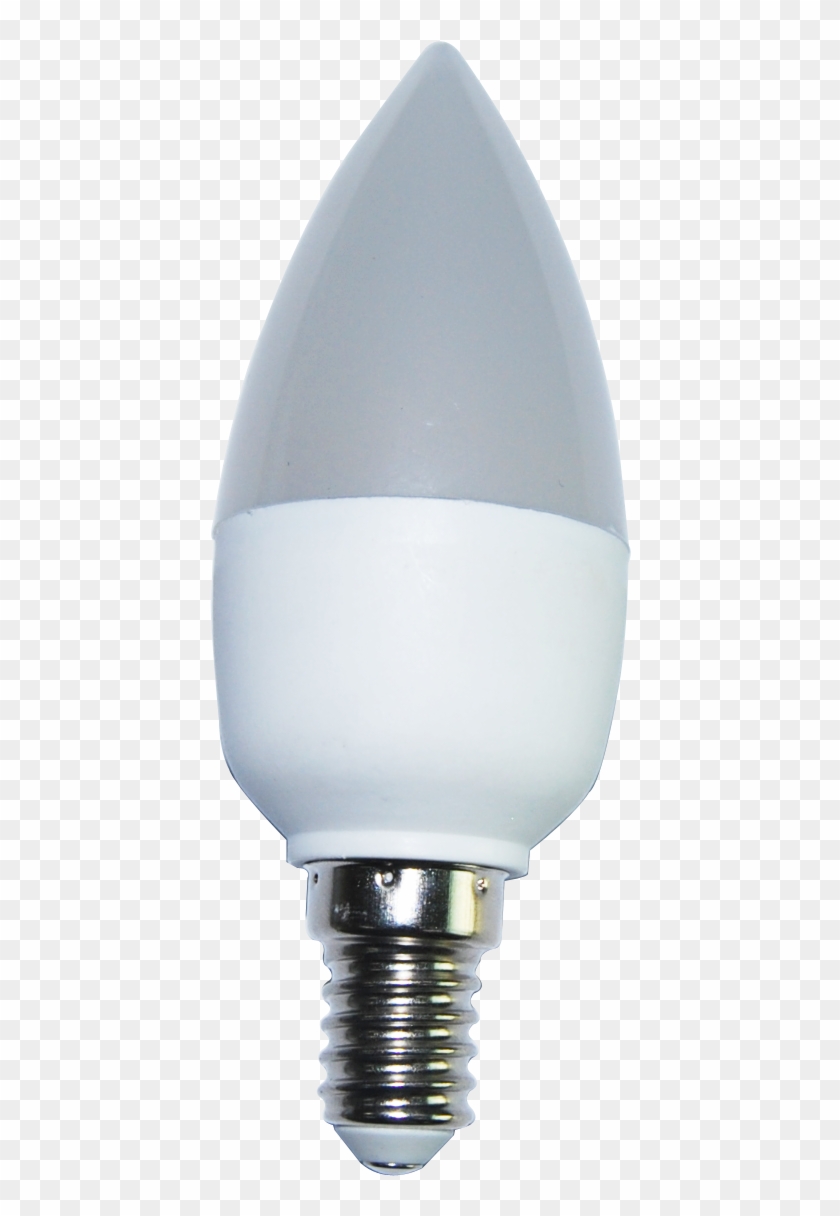 Lac Led E14 4w Smooth Housing Candle Light - Compact Fluorescent Lamp Clipart #5504214