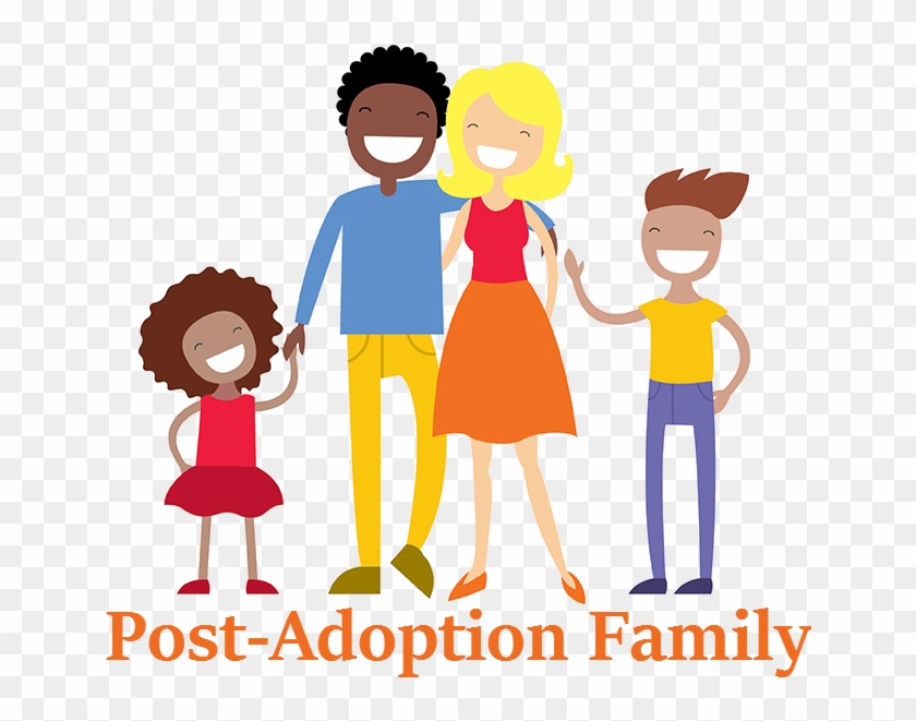 Svg Stock Collection Free Fostering Adoptive Download - Mixed Race Family Cartoon Clipart