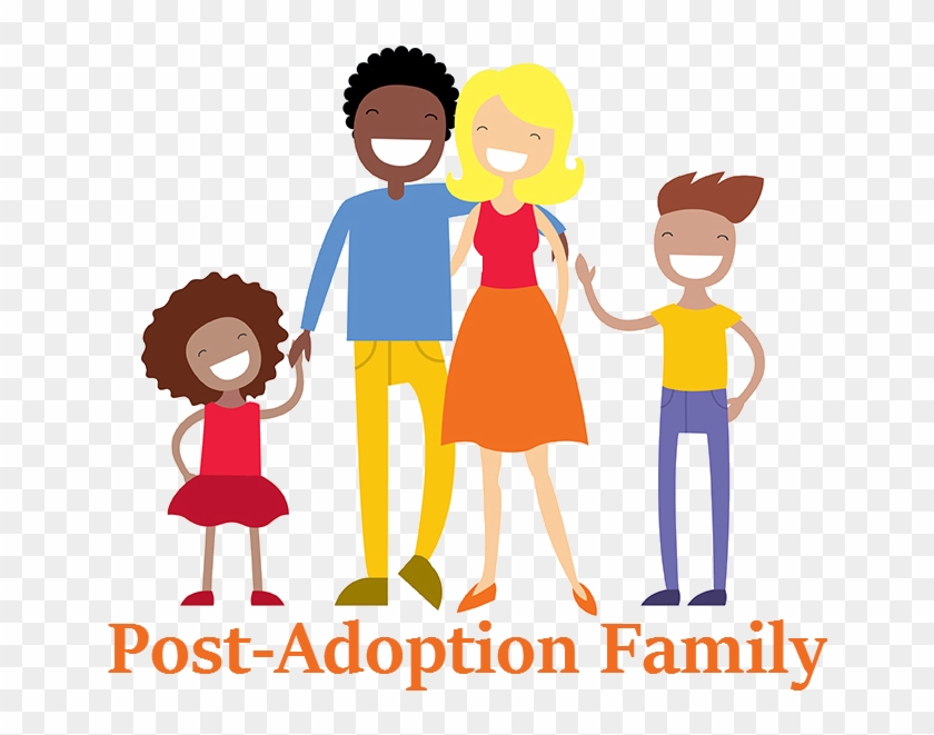 Svg Stock Collection Free Fostering Adoptive Download - Mixed Race Family Cartoon Clipart #5504309
