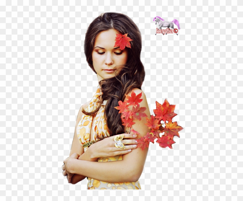 1072cc6d , Afd4ca04 , F6f4aecb - Tube Femme Feuille Png Clipart