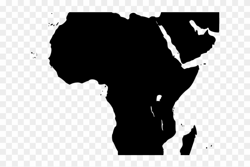 Africa Clipart Silhouette - African Civil War Map - Png Download #5504844
