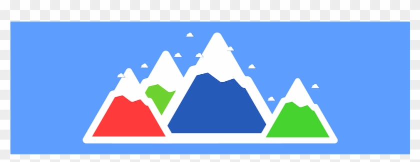 Mountains Graphic Cartoon Snow Sport Clouds Sky - Hình Núi Hoạt Hình Clipart #5505110