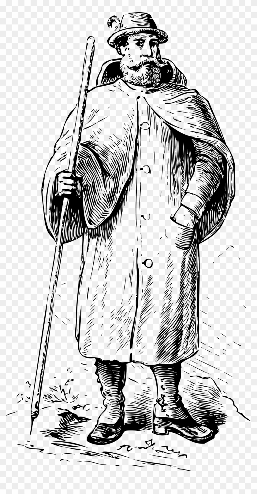 This Free Icons Png Design Of Mountain Climber - Mountain Man Clip Art Transparent Png