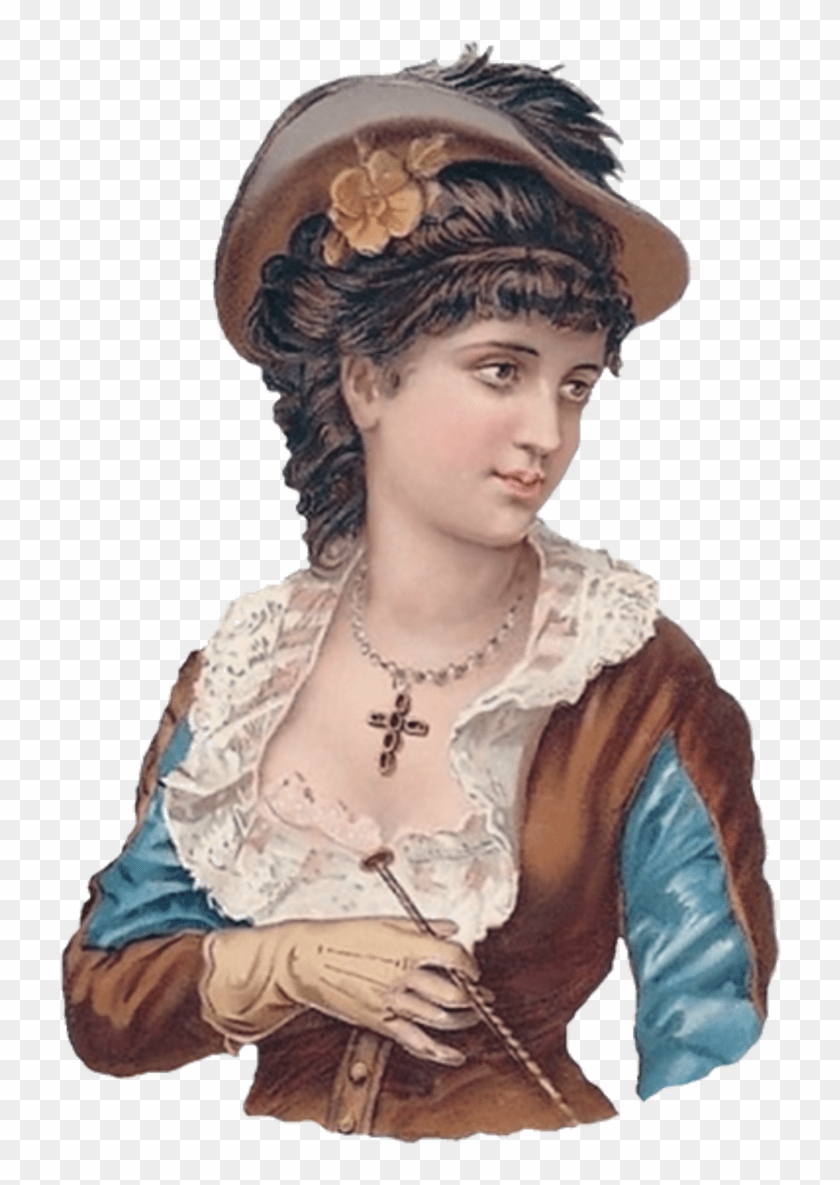 Tubes Femmes Vintage Autre Epoque - Girl Clipart