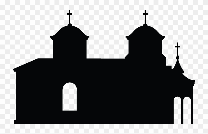 Image Result For Spanish Mission Station Silhouette - Parish Clipart