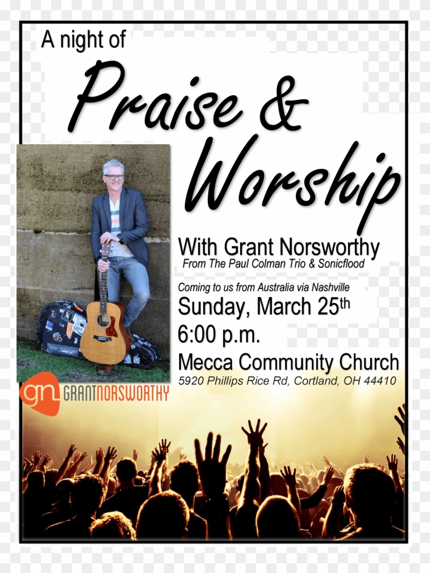 Praise & Worship With Grant Norsworthy Mecca Comm Church - People Bigstock Silhouettes Of Concert Crowd Clipart