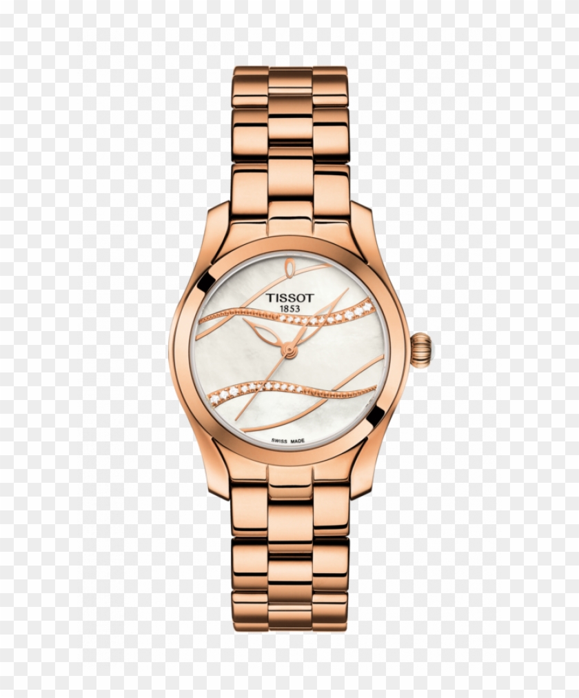 Prev - Tissot Rose Gold Ladies Watch Clipart