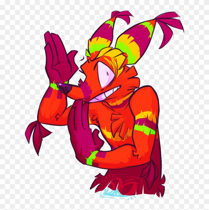 The Gift Art I Made For Ren Is Now Officially Used - Quick Brown Fox Lapfox Clipart