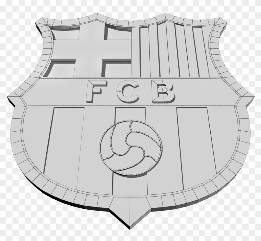 Fc Barcelona Png - Barcelona Logo Sketch Clipart