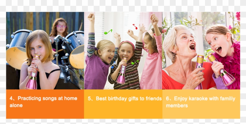 How To Use This Microphone - Girl Clipart #5506715